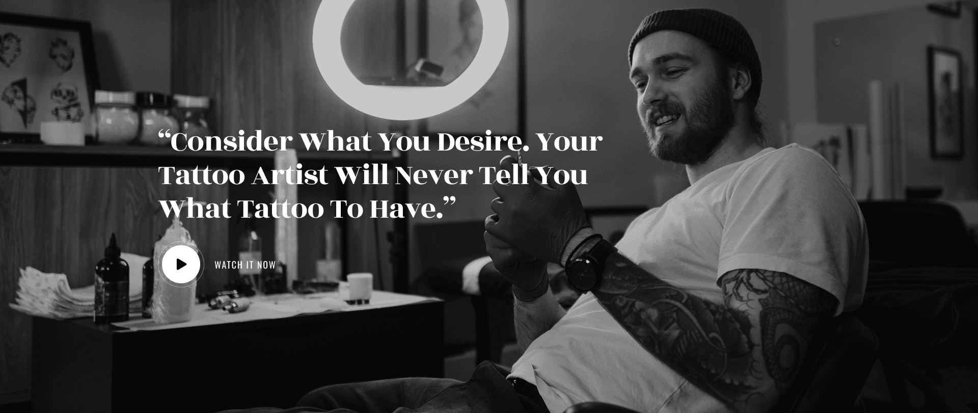 Tattoo artist philosophy